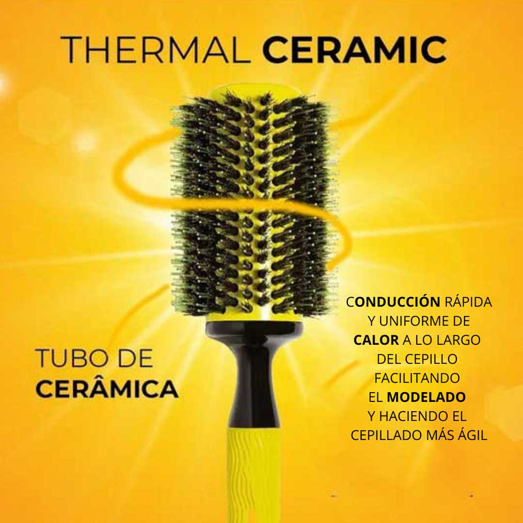 KIT de 4 cepillos TÉRMICOS/CERAMICA Premium Marco Boni