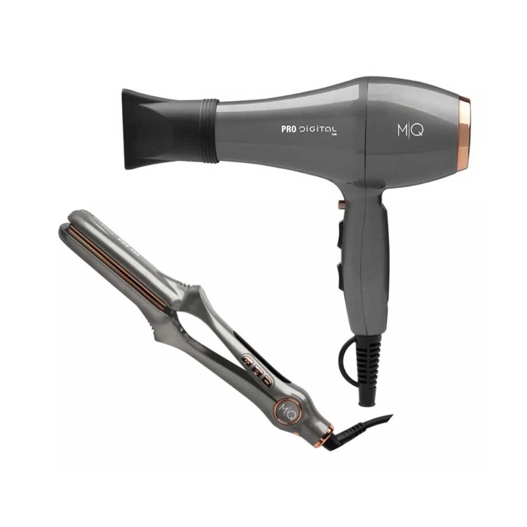 Combo Plancha MQ Pro 480 + Secador Profesional MQ Pro Digital 2400W - Be Beautiful