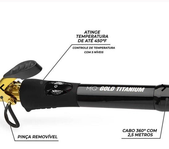 Rizador Mq Professional Titanium Gold - Be Beautiful