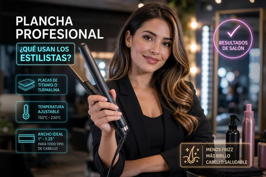¿Qué Plancha de Cabello Profesional Usan los Estilistas?