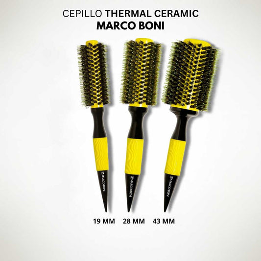 KIT de 3 cepillos TÉRMICOS/CERAMICA Premium Marco Boni
