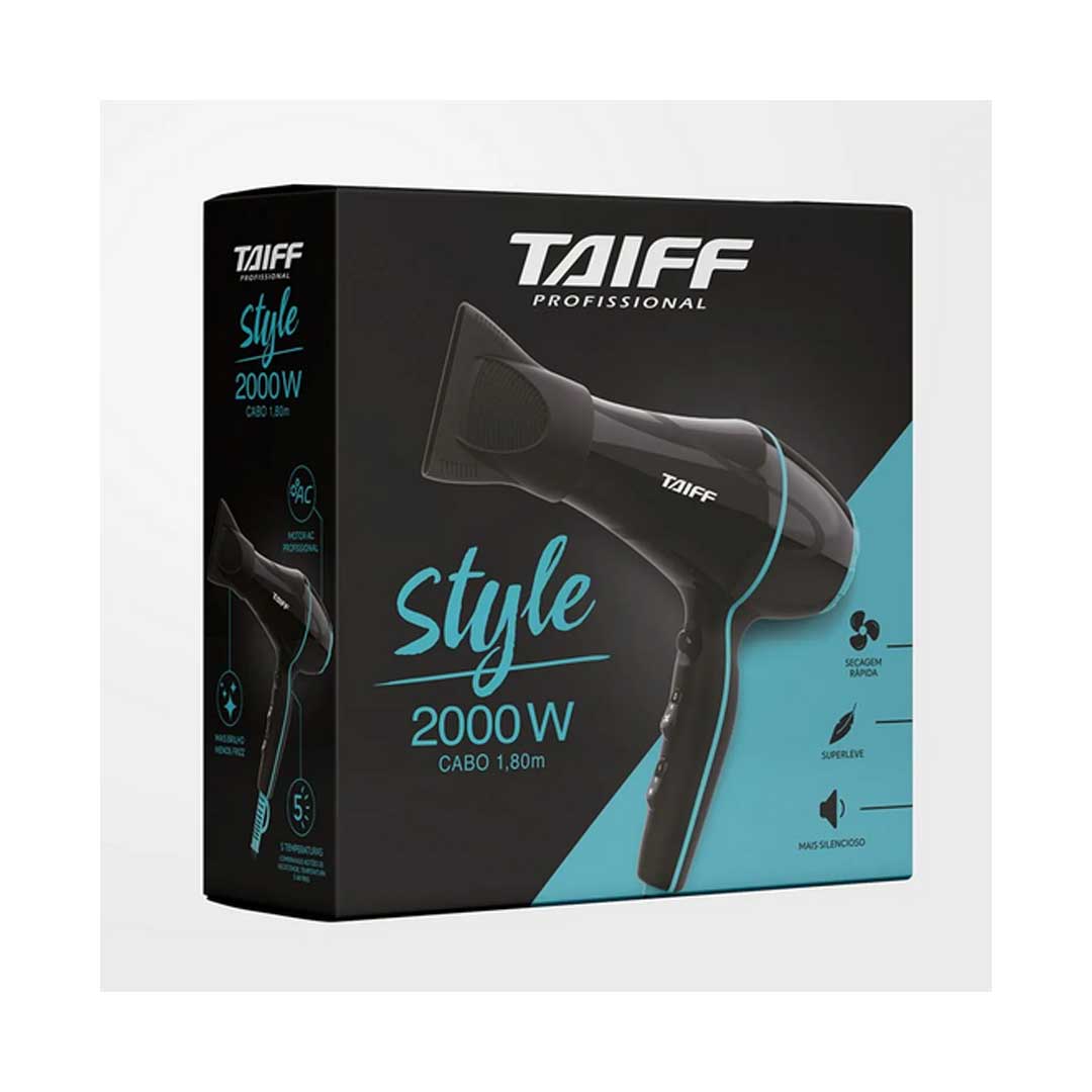 Secador Taiff Style Black 2000 W