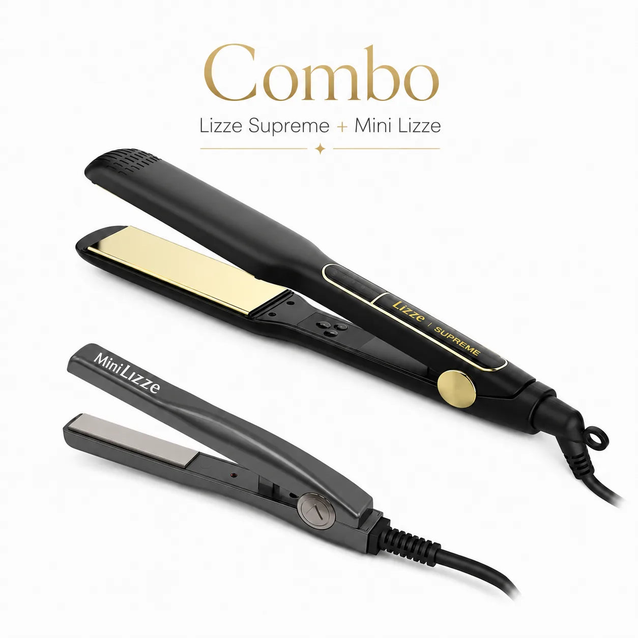 Combo Lizze Supreme + Mini Lizze | Planchas Profesionales