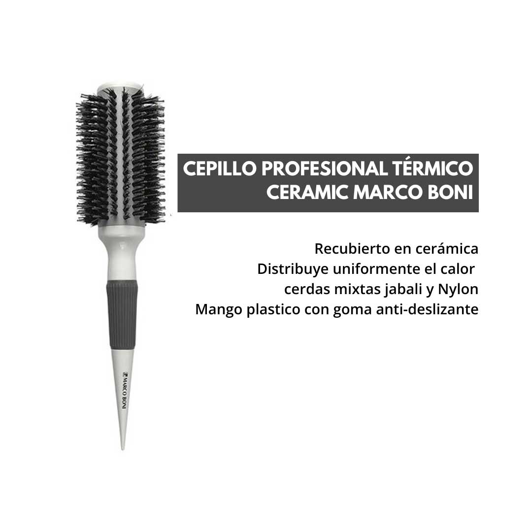 Kit 3 Cepillos Thermal Ceramic + Cepillo Free Flex – Set Profesional